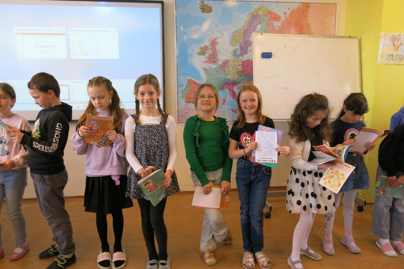 Recitační soutěž 1., 2. a 3. ročníku