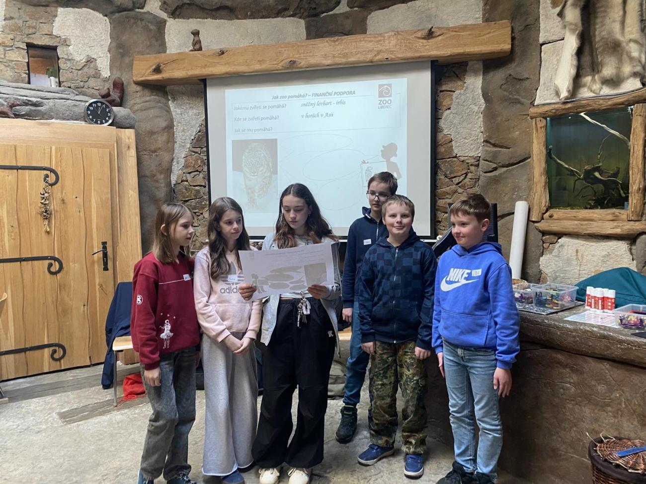 Návštěva 5.C v ZOO Jihlava
