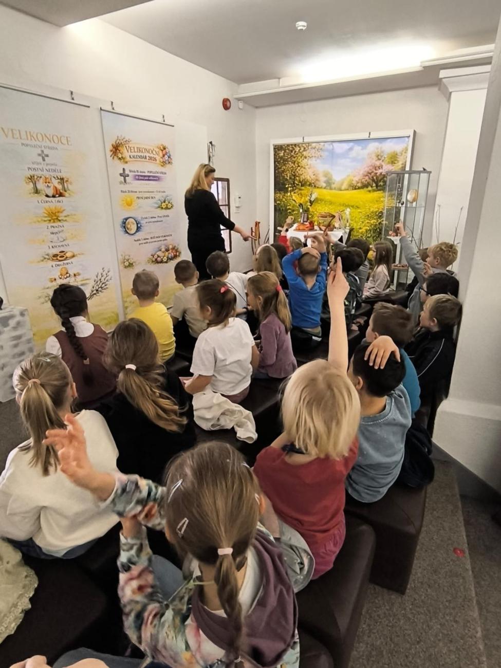 Velikonční program v muzeu  1.A