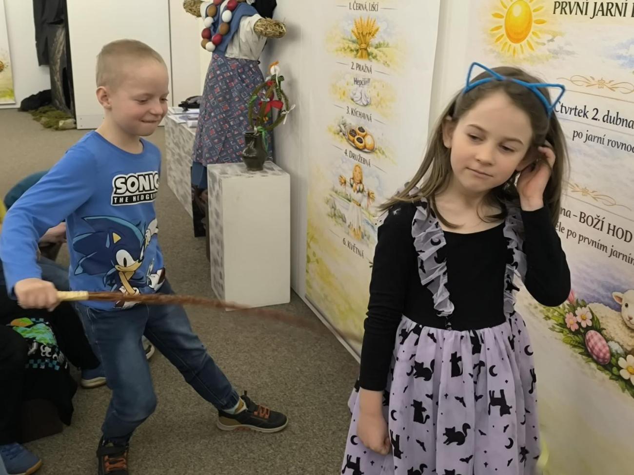 Velikonční program v muzeu  1.A