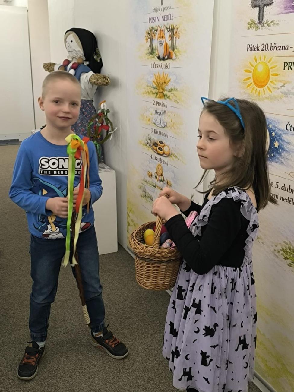 Velikonční program v muzeu  1.A