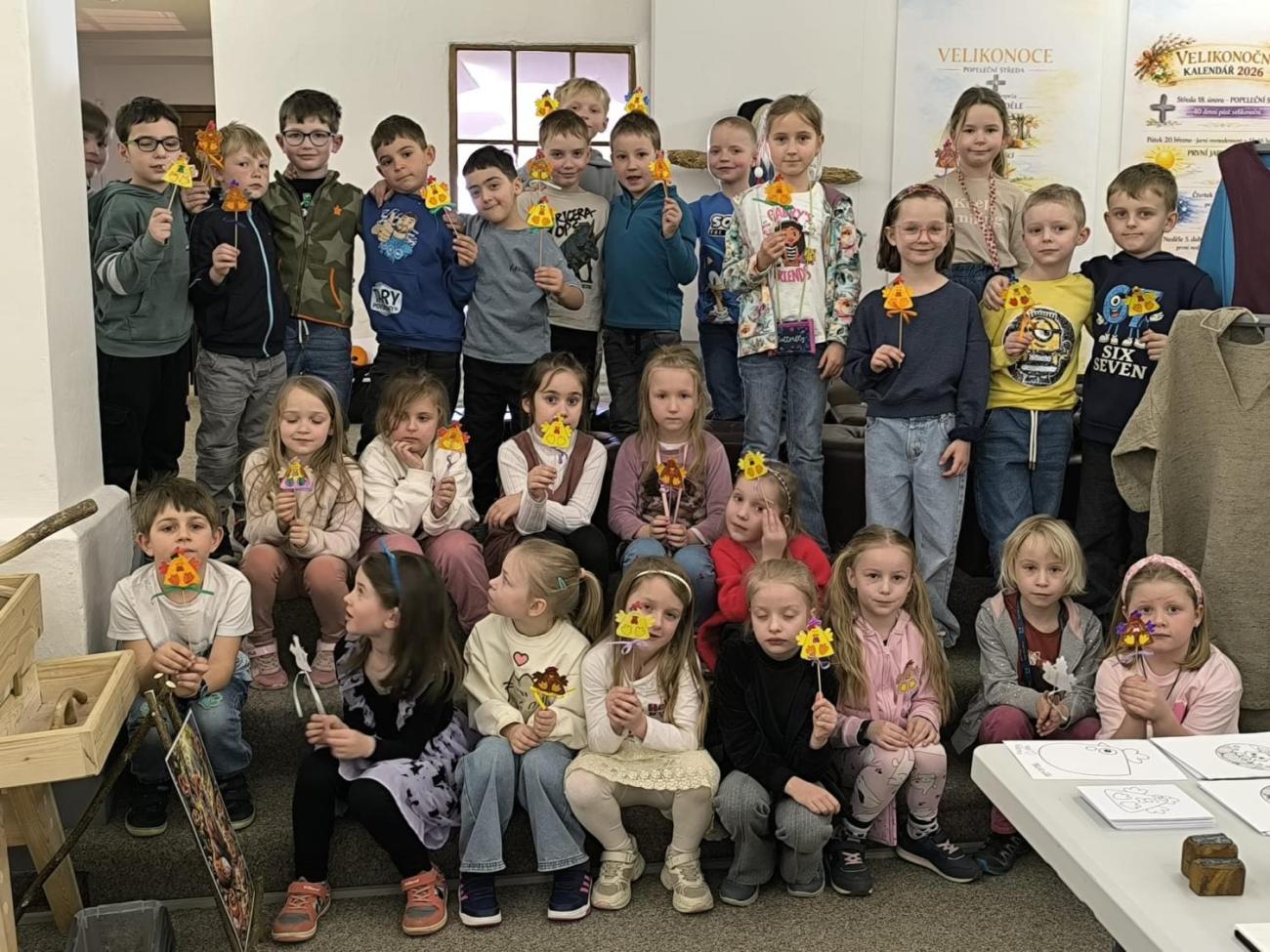 Velikonční program v muzeu  1.A
