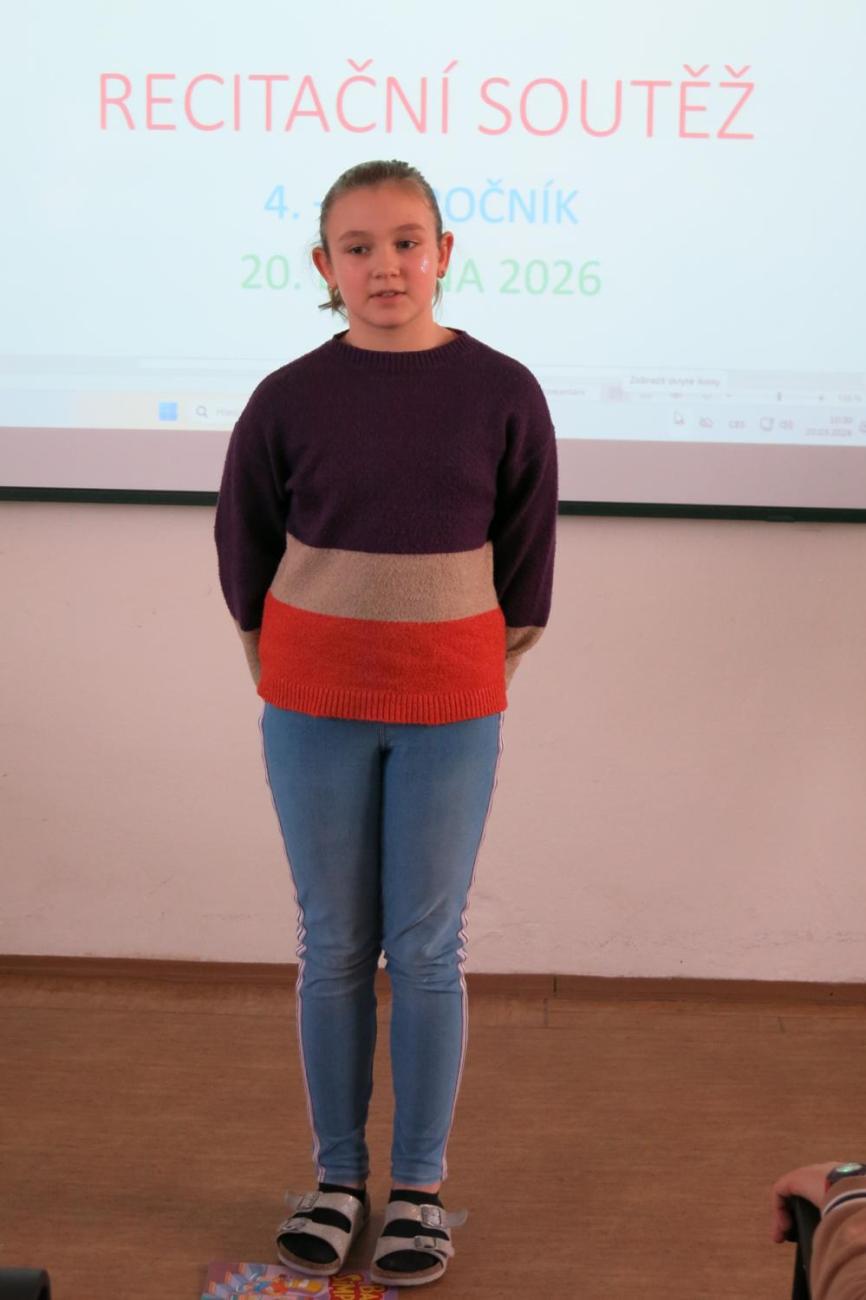 Recitační soutěž žáků 4. a 5. ročníků