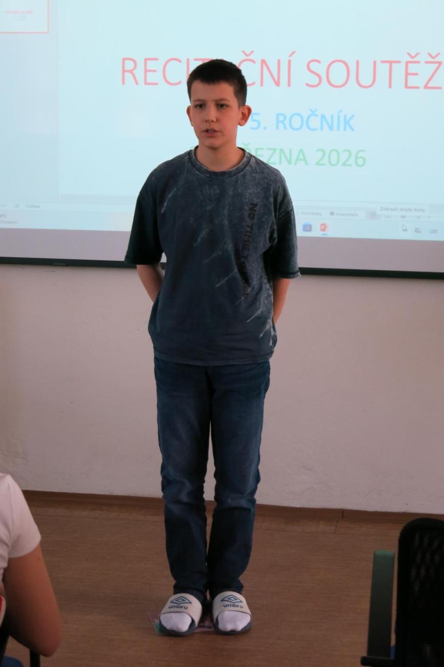 Recitační soutěž žáků 4. a 5. ročníků