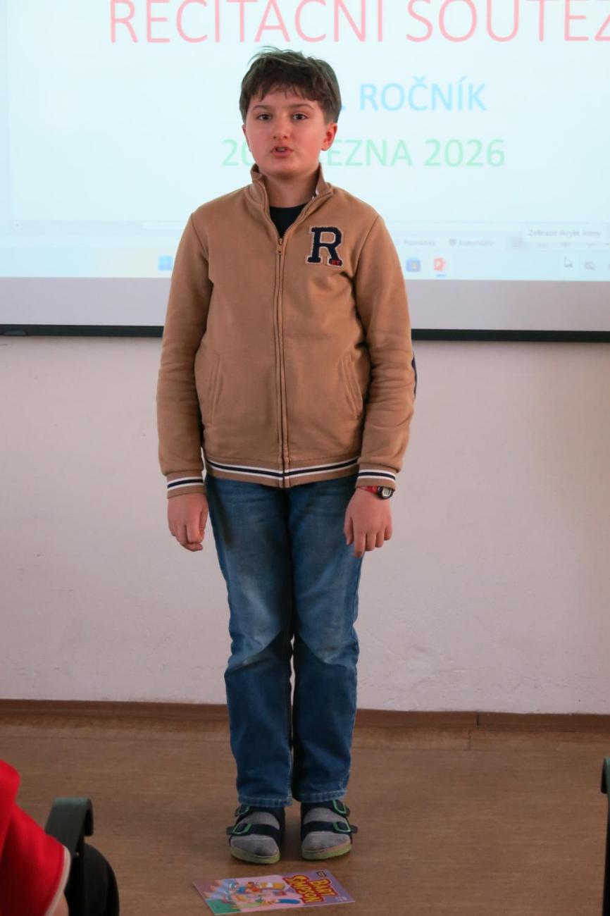 Recitační soutěž žáků 4. a 5. ročníků
