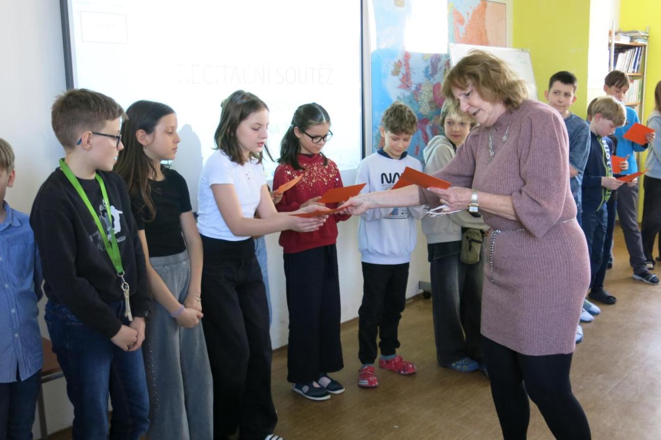 Recitační soutěž žáků 4. a 5. ročníků