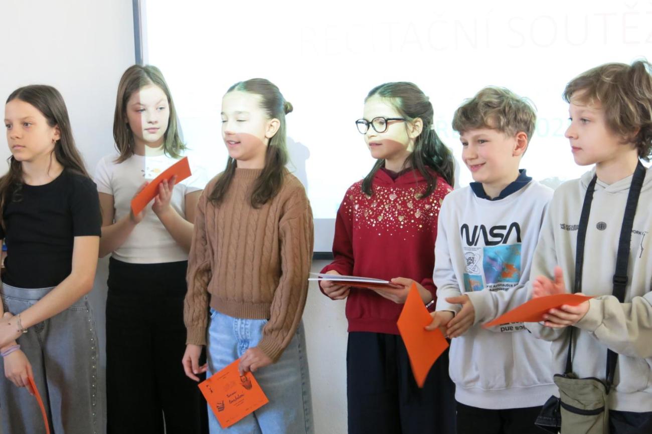 Recitační soutěž žáků 4. a 5. ročníků