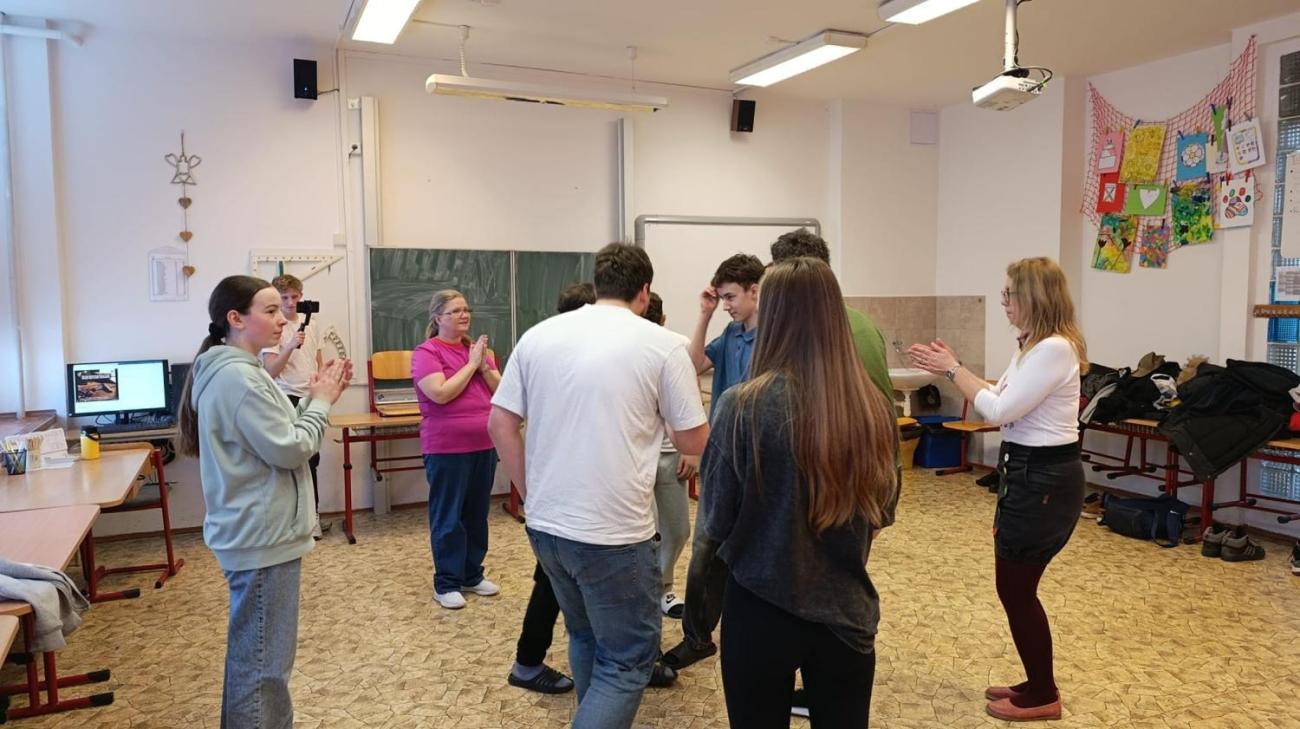 Předtančení na plese DTS Jihlava