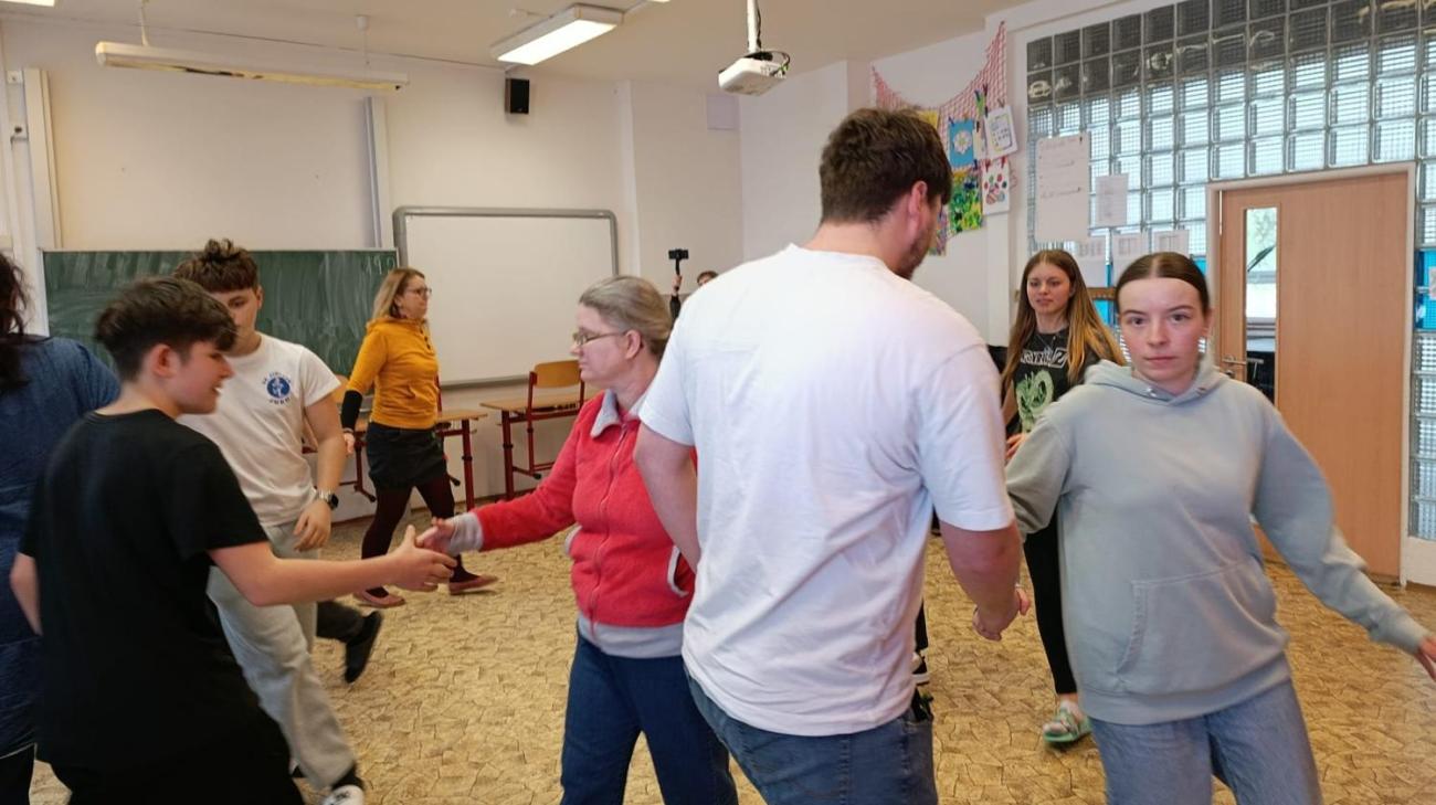 Předtančení na plese DTS Jihlava