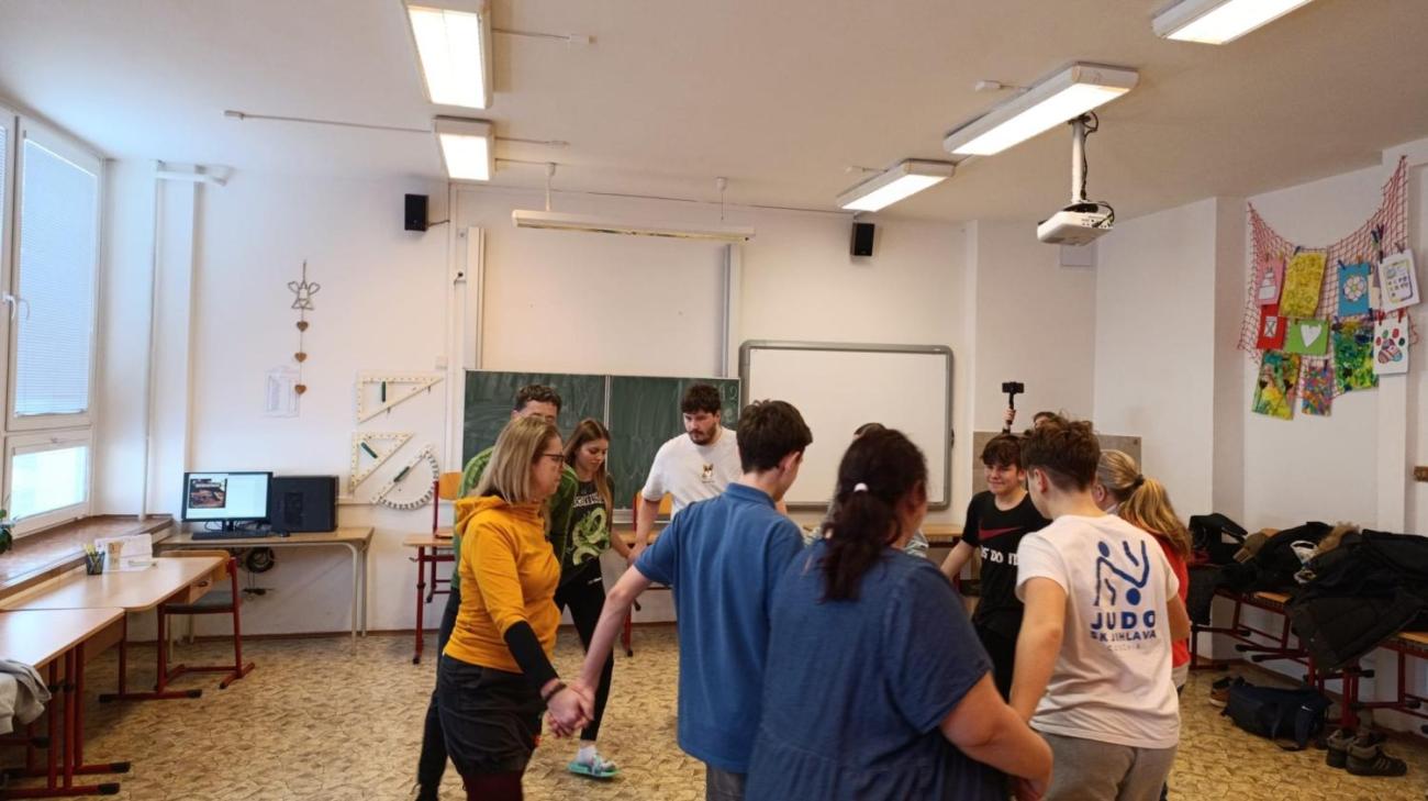 Předtančení na plese DTS Jihlava