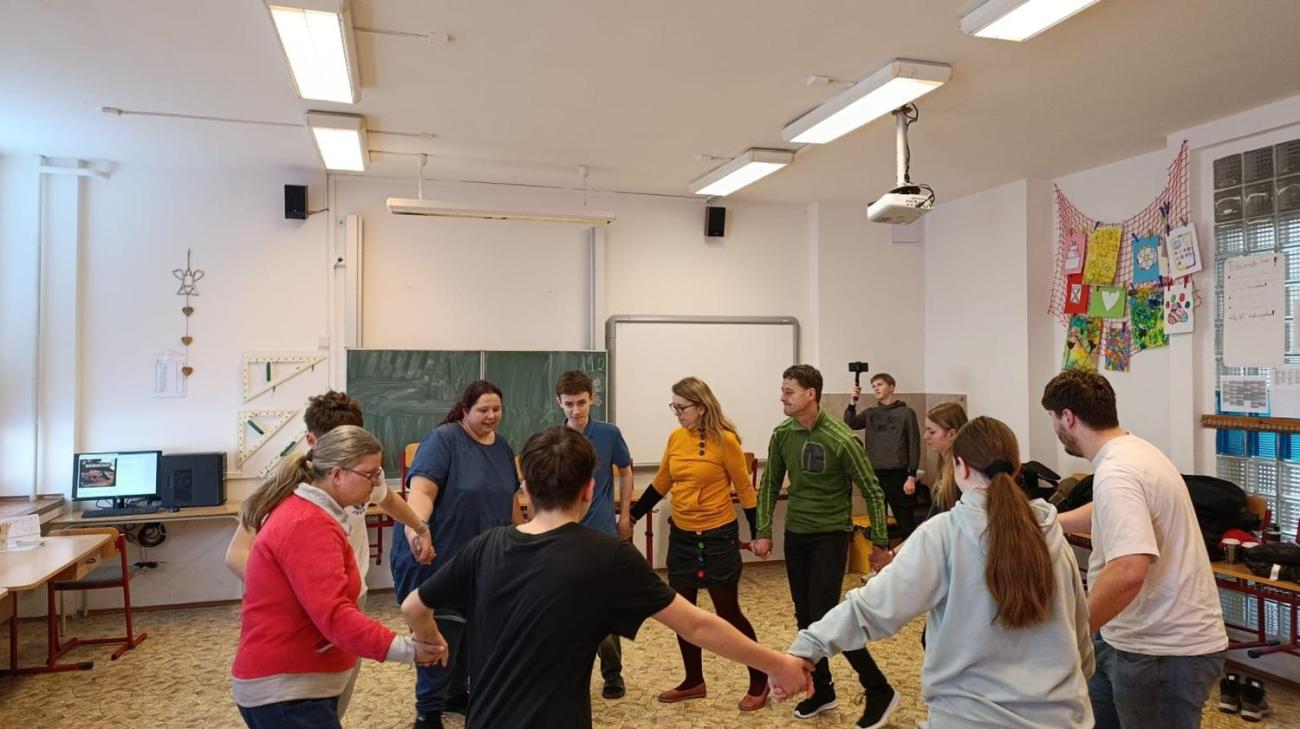 Předtančení na plese DTS Jihlava