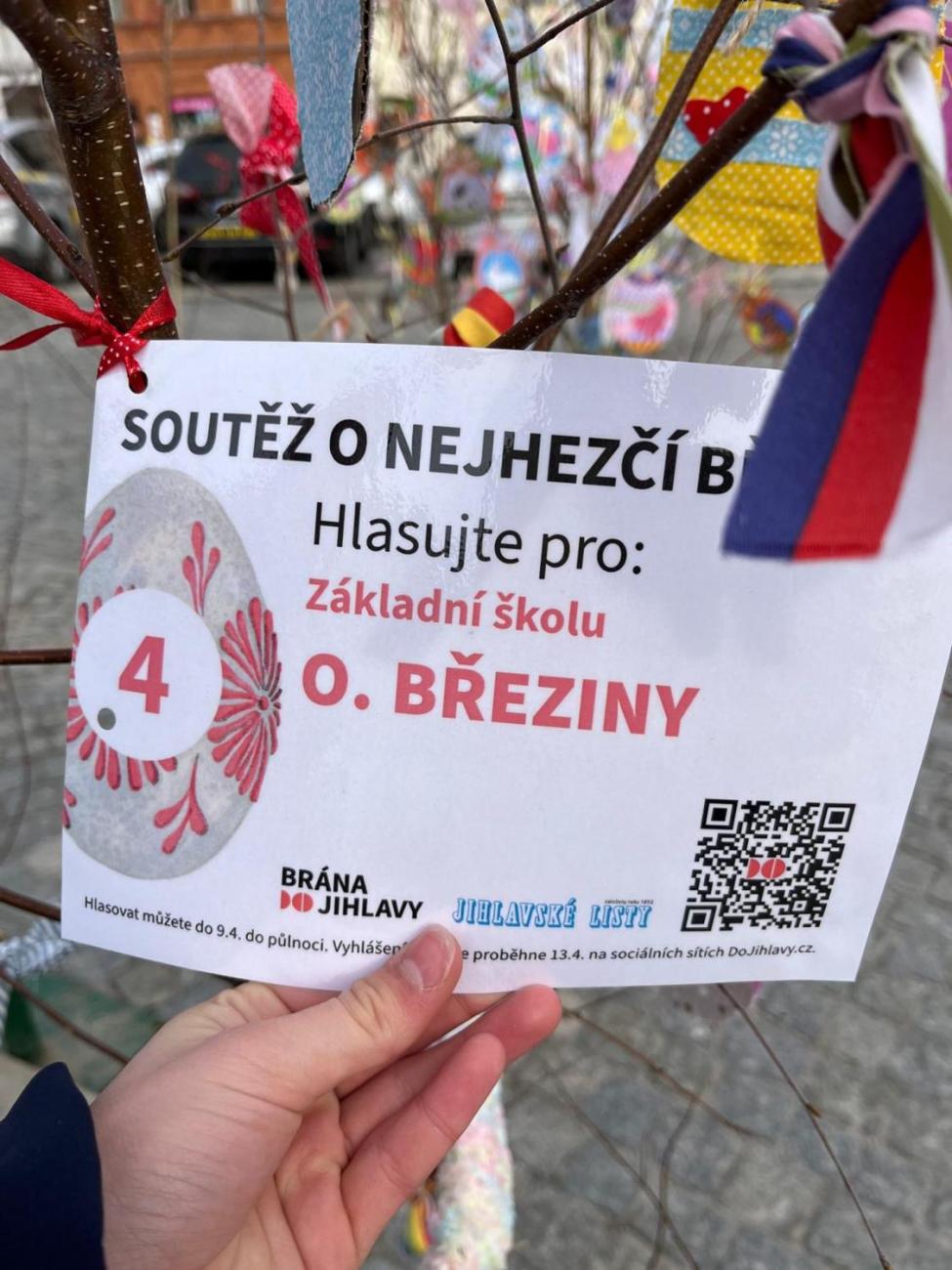 Soutěž o nejhezčí velikonoční břízku