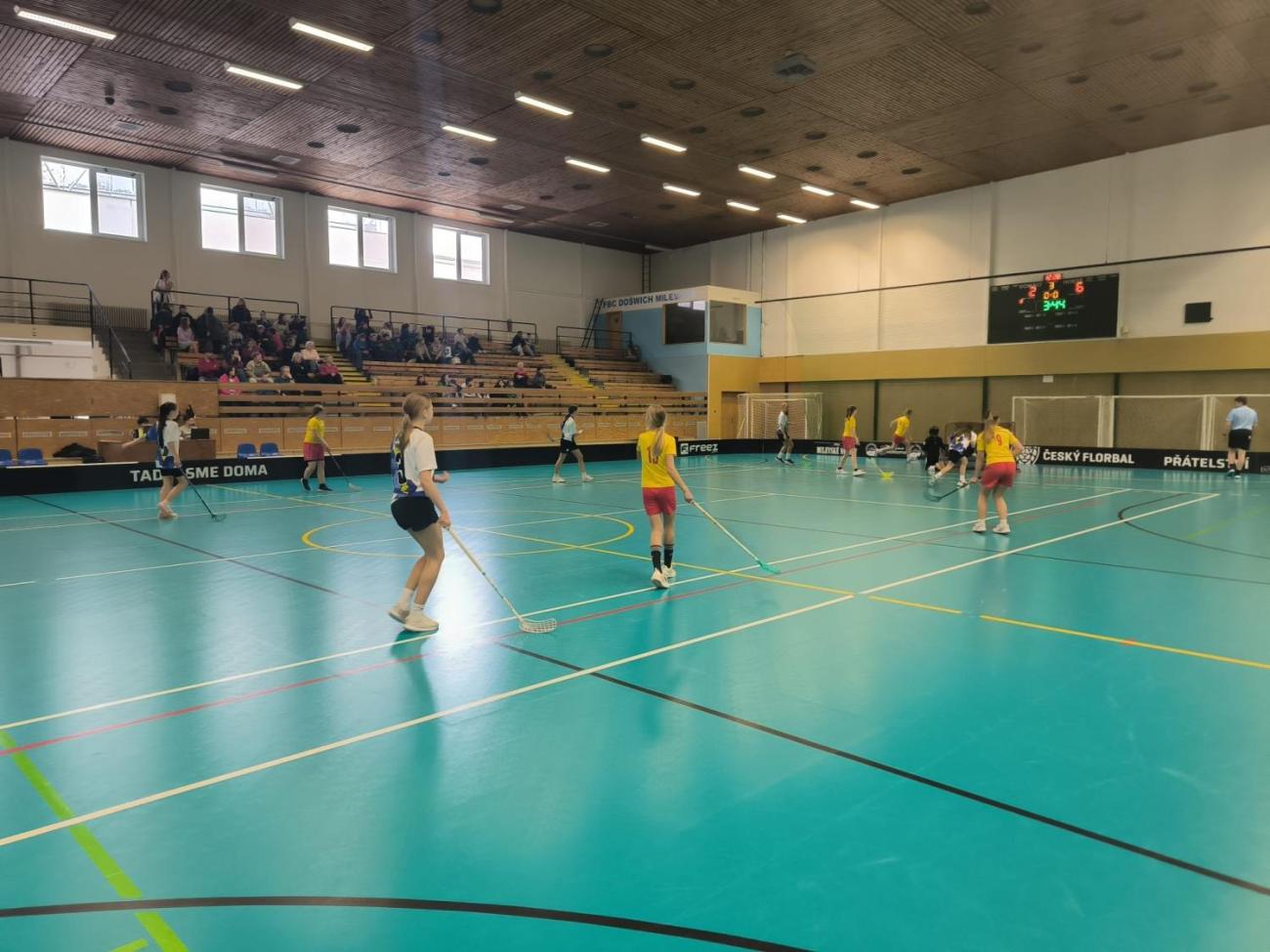 Baráž o postup na MČR ve florbalu – mladší žákyně uspěly!