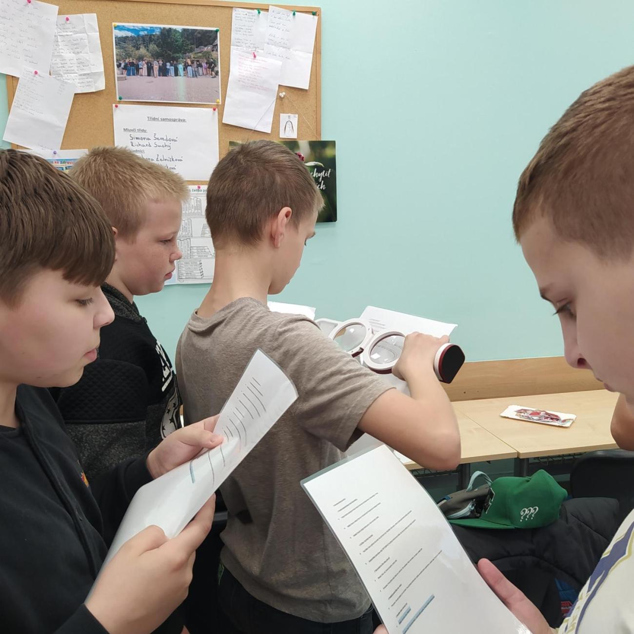 Projekt "Lidské tělo" škola Farmeko  5.B