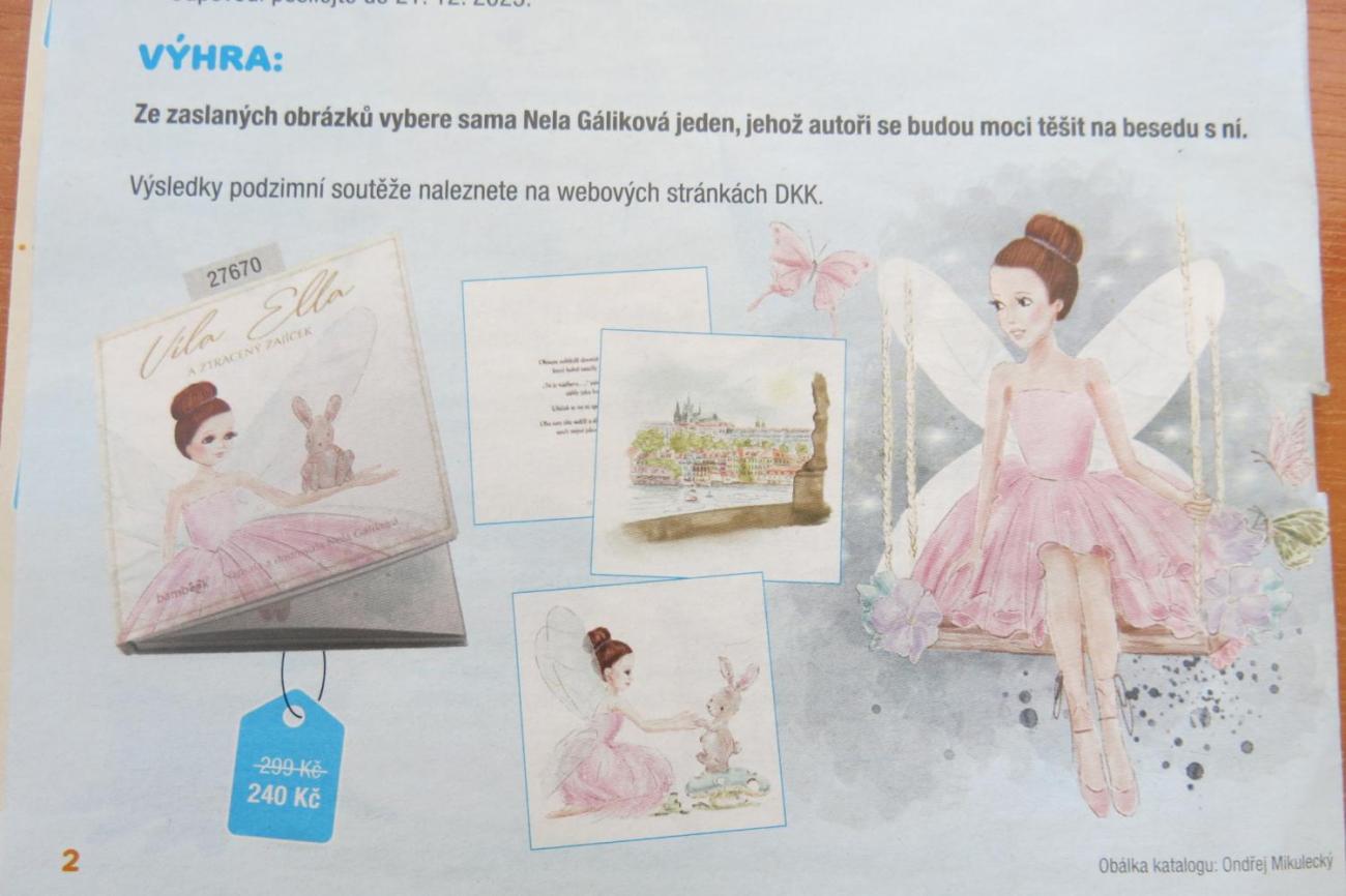 Beseda se spisovatelkou a ilustrátorkou Nelou Gálikovou 