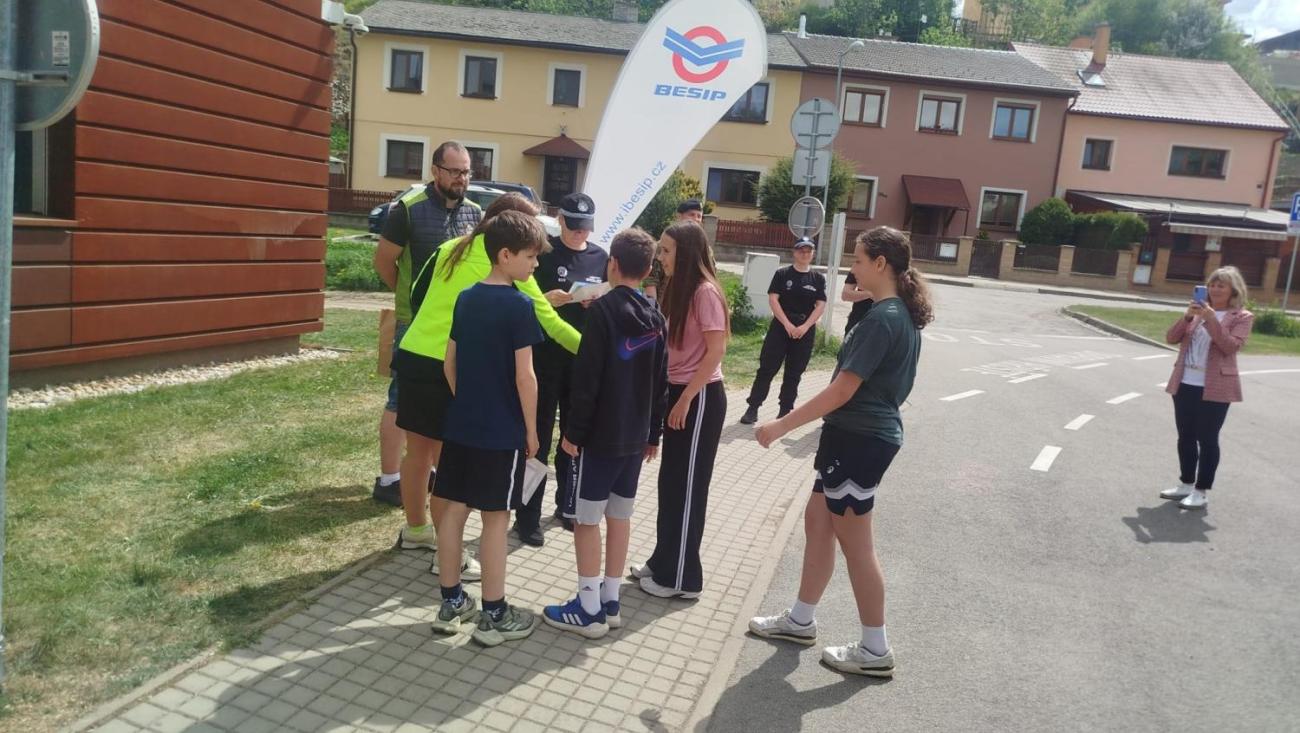 Okresní kolo dopravní soutěž mladých cyklistů - BESIP