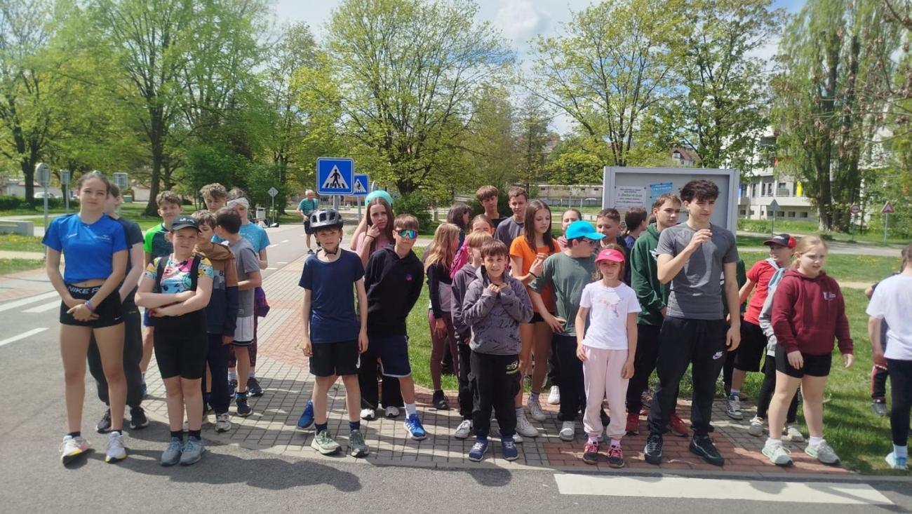 Okresní kolo dopravní soutěž mladých cyklistů - BESIP