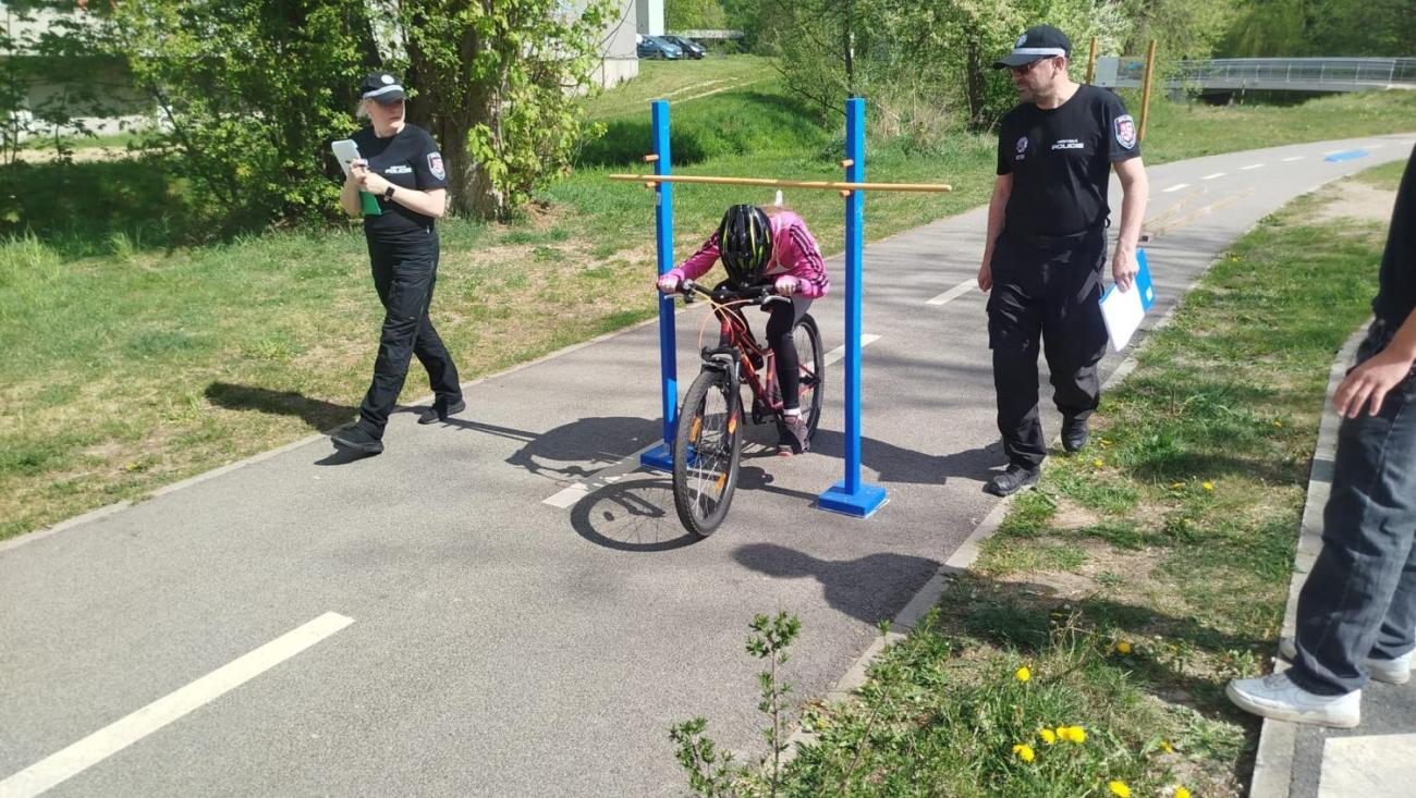 Okresní kolo dopravní soutěž mladých cyklistů - BESIP