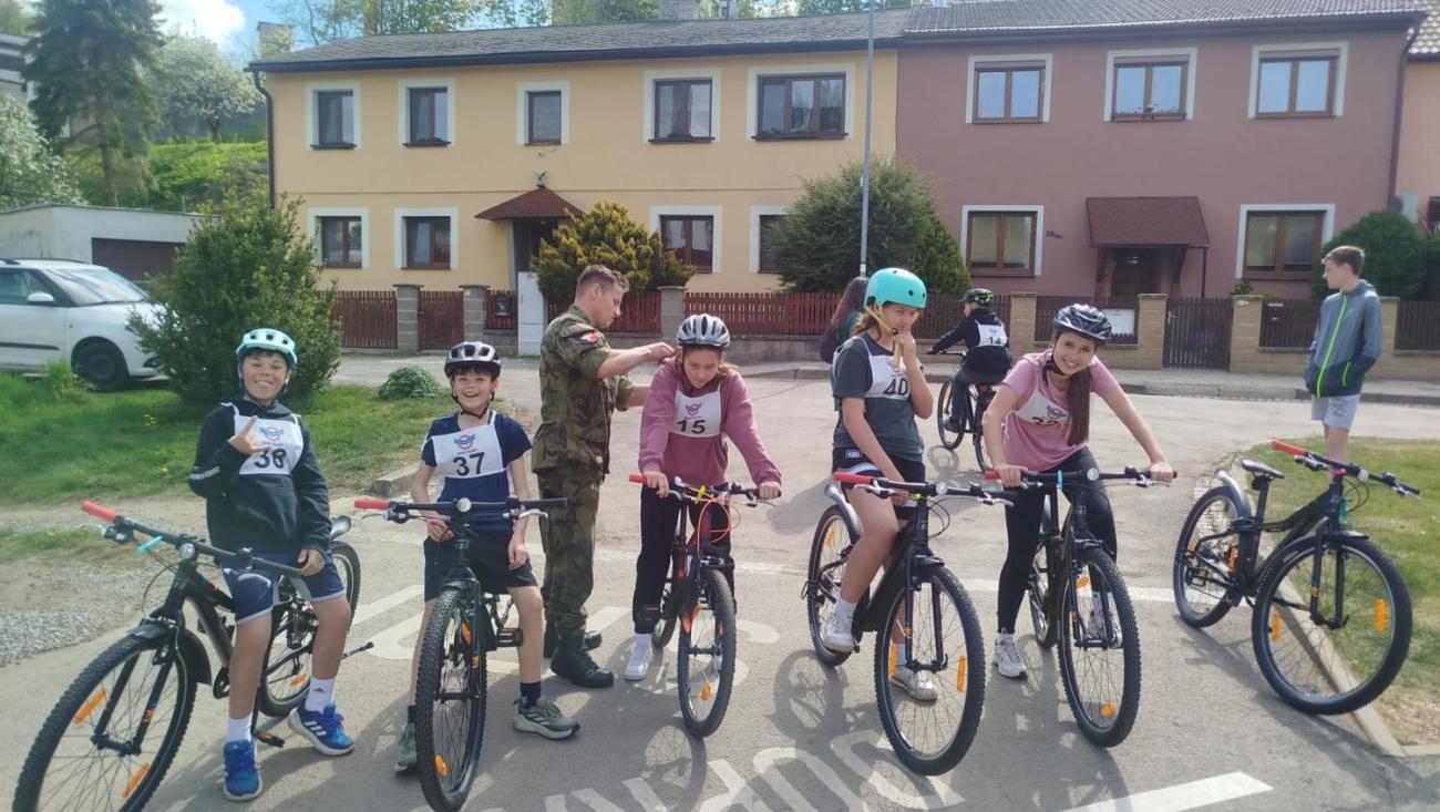 Okresní kolo dopravní soutěž mladých cyklistů - BESIP