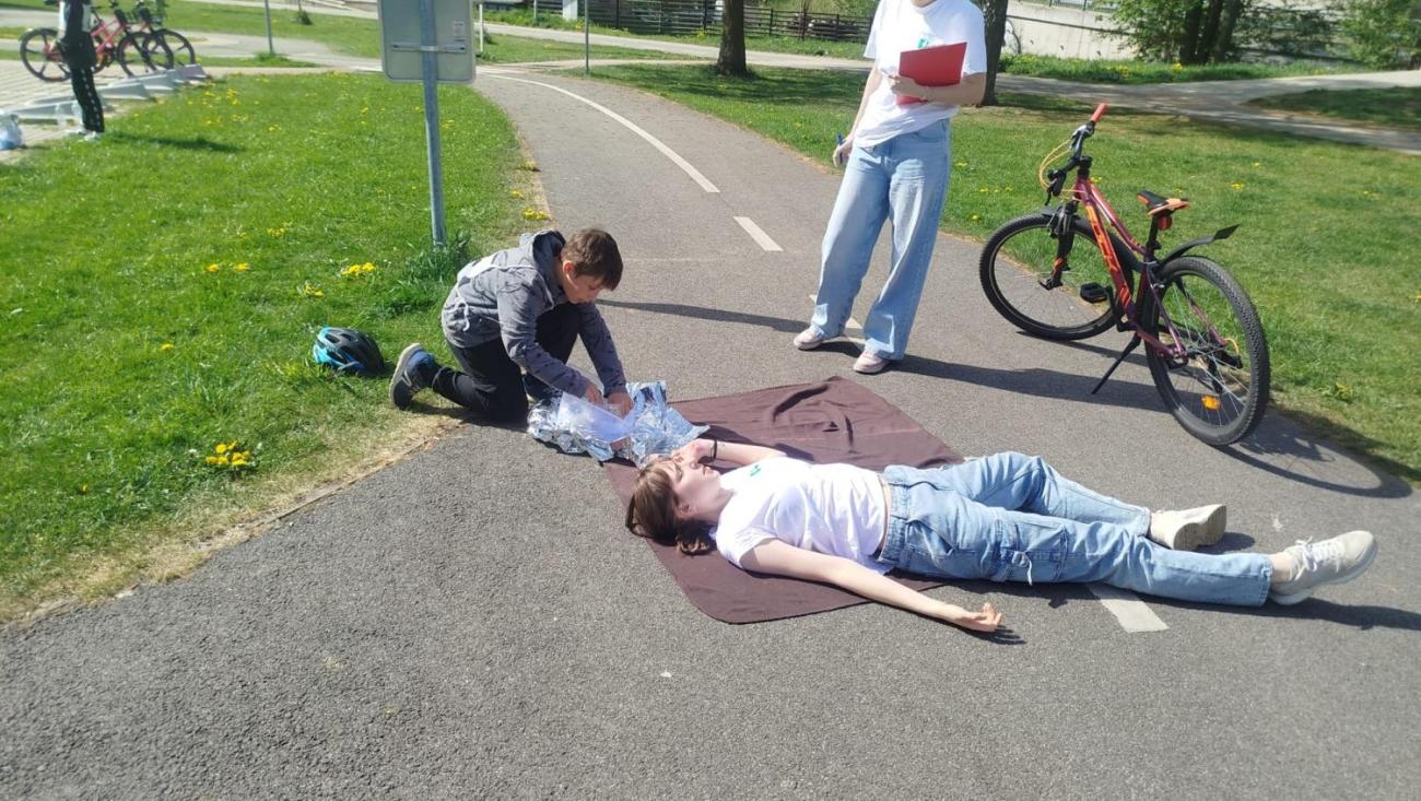 Okresní kolo dopravní soutěž mladých cyklistů - BESIP