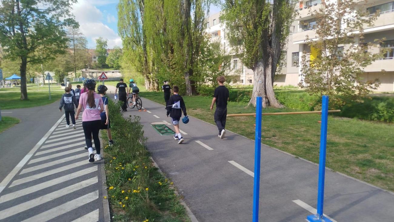 Okresní kolo dopravní soutěž mladých cyklistů - BESIP