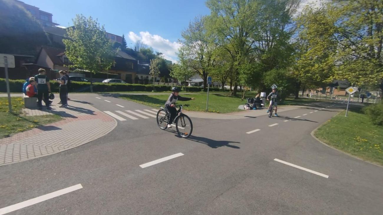 Okresní kolo dopravní soutěž mladých cyklistů - BESIP