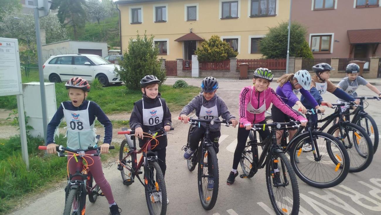 Okresní kolo dopravní soutěž mladých cyklistů - BESIP