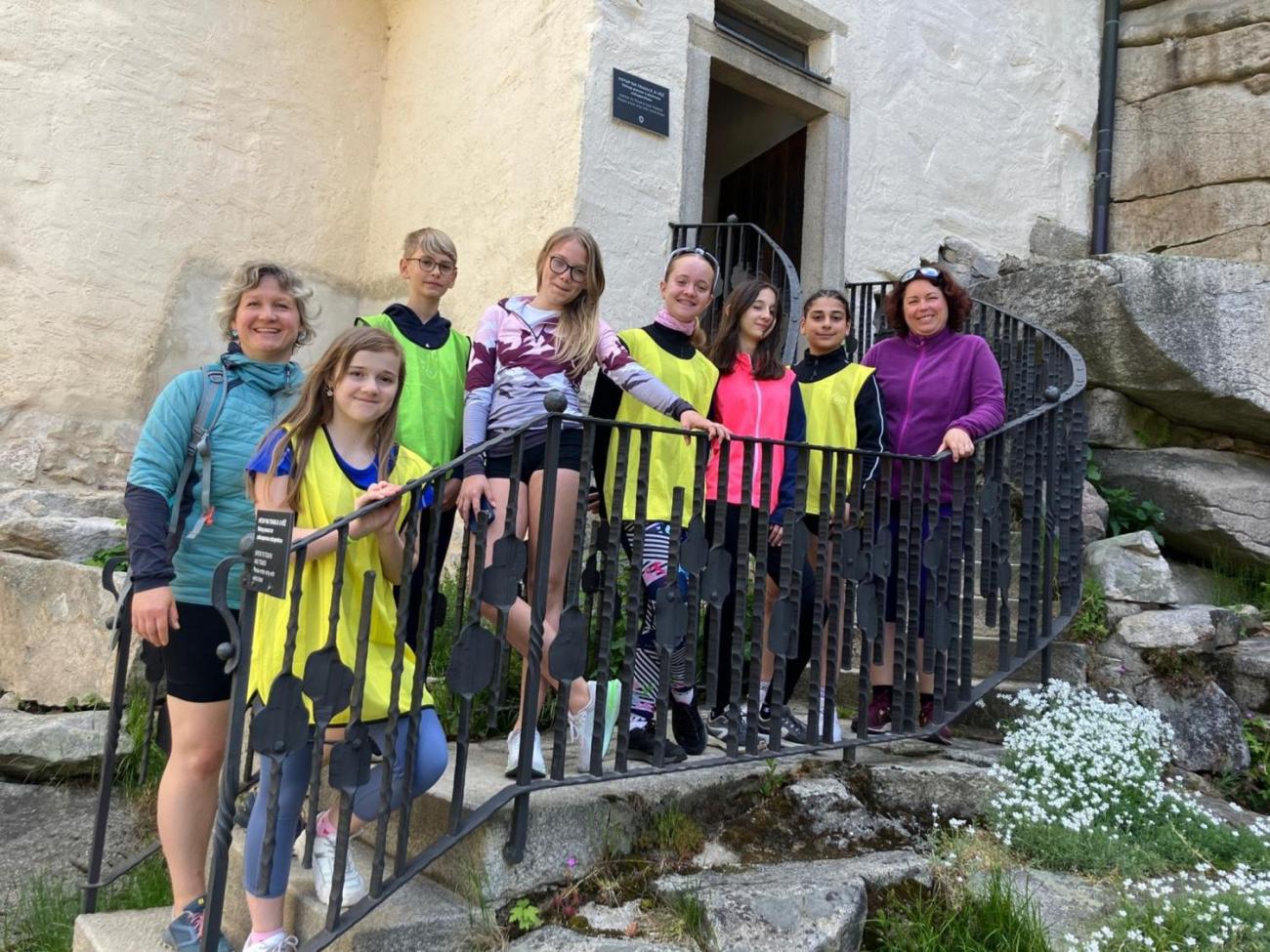 3. den cykloturistického kurzu 6.C – Roštejn, sportovní výzvy a stezka odvahy