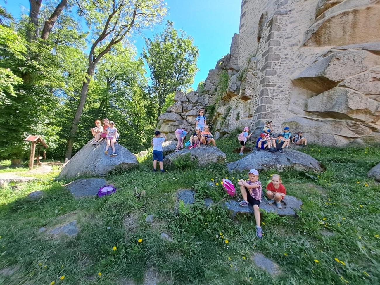 Výlet 2. C na hrad Roštejn