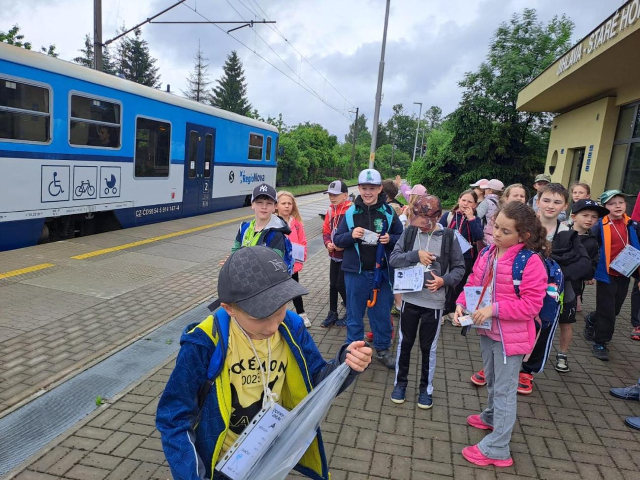 2. C – Různou dopravou celou Jihlavou