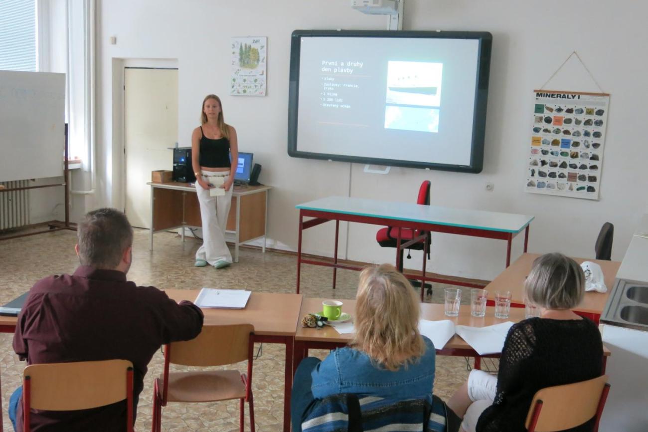 Deváťáci představili své seminární práce