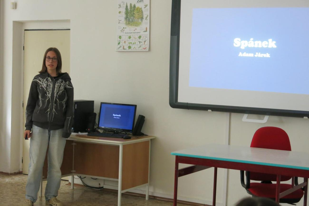 Deváťáci představili své seminární práce