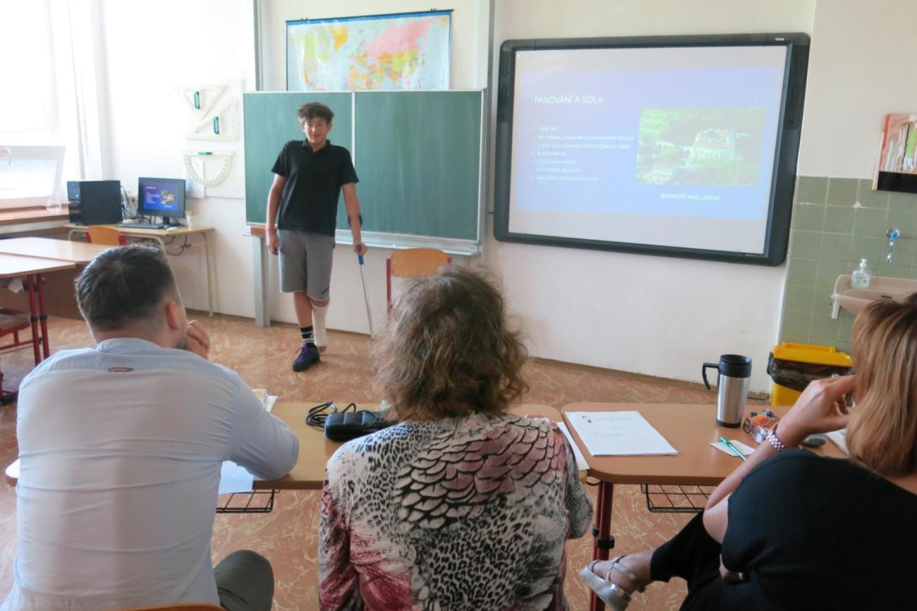 Deváťáci představili své seminární práce