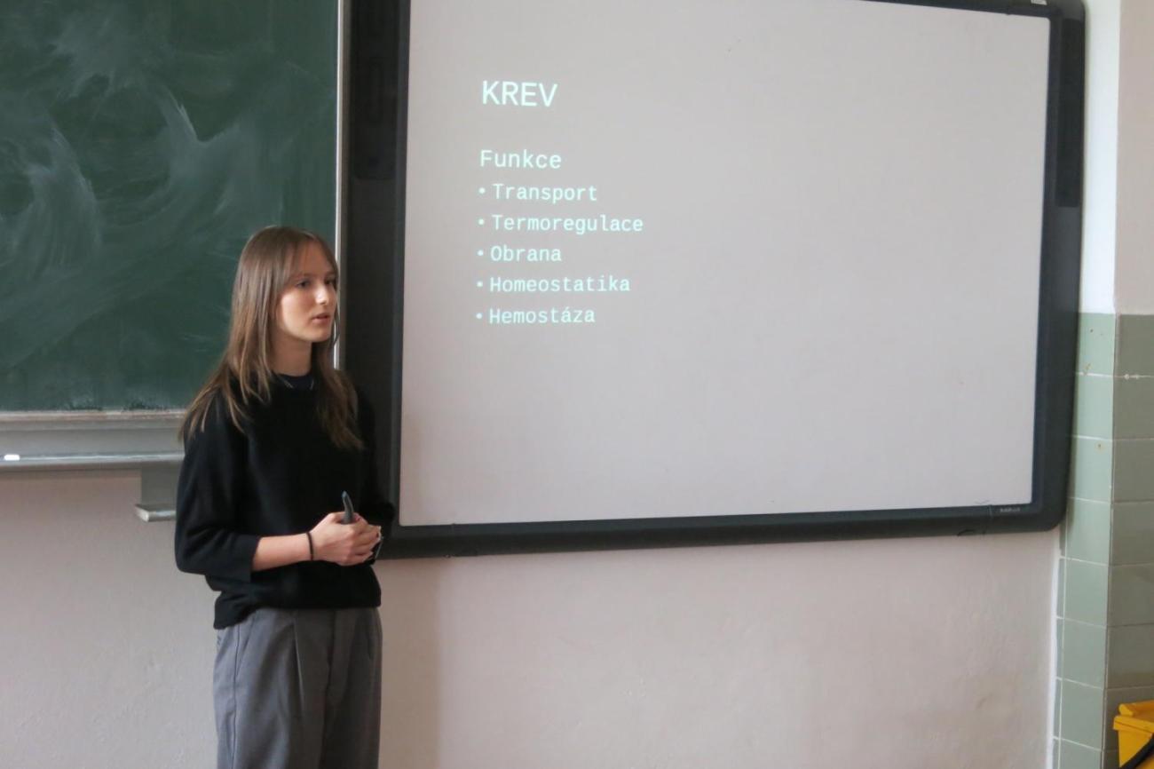 Deváťáci představili své seminární práce