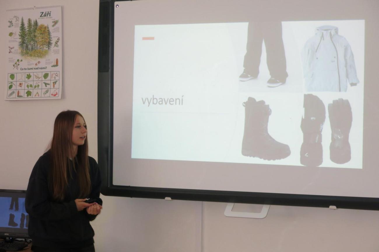 Deváťáci představili své seminární práce