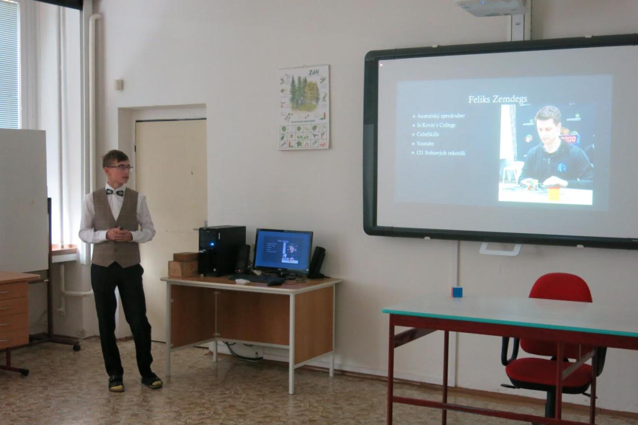 Deváťáci představili své seminární práce