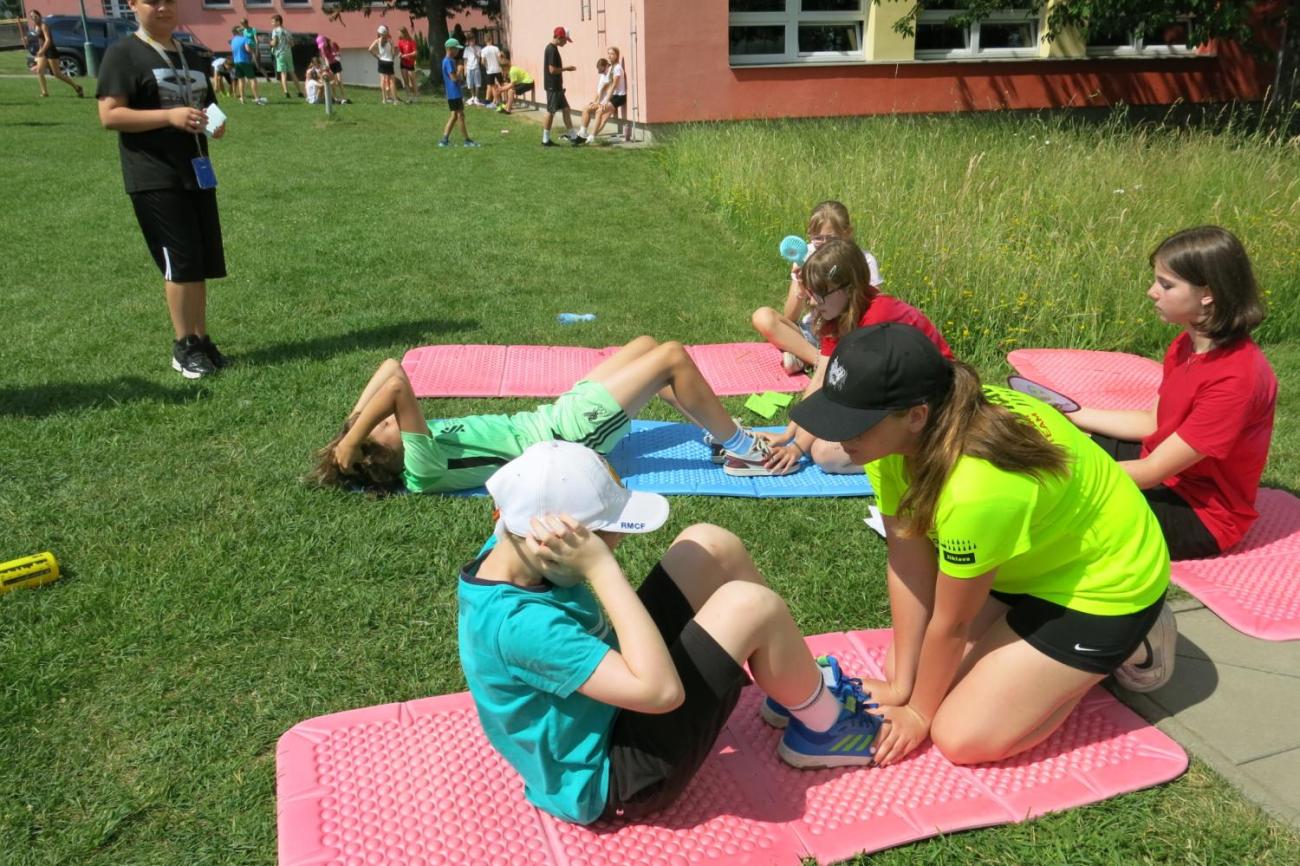 Sportovní den na závěr školního roku