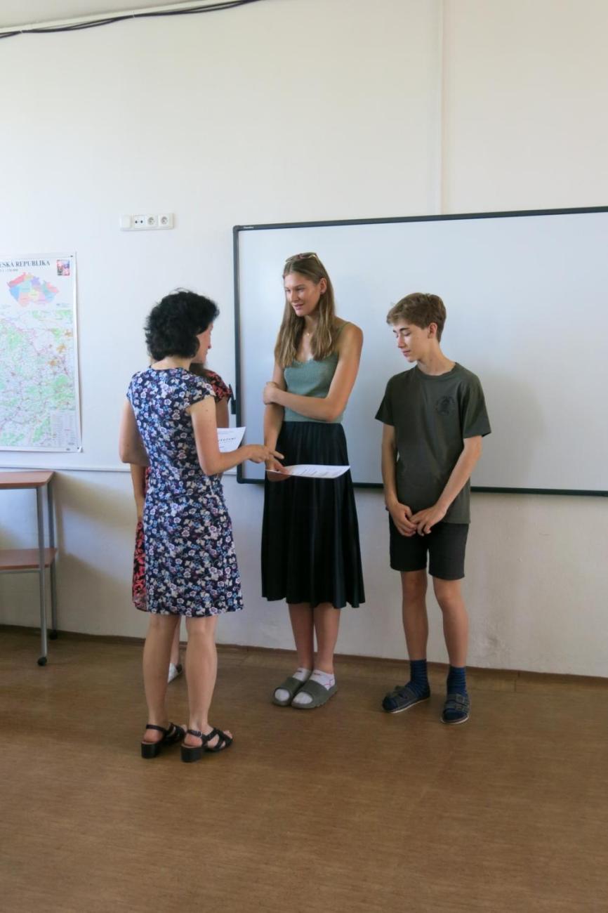 Deváťáci představili své seminární práce