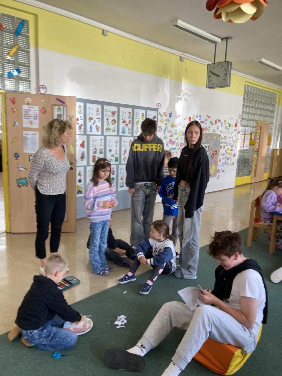 Společný den 1.A  a  9.A