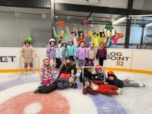 Bruslení 1.A na zimním stadionu ICE POINT 112